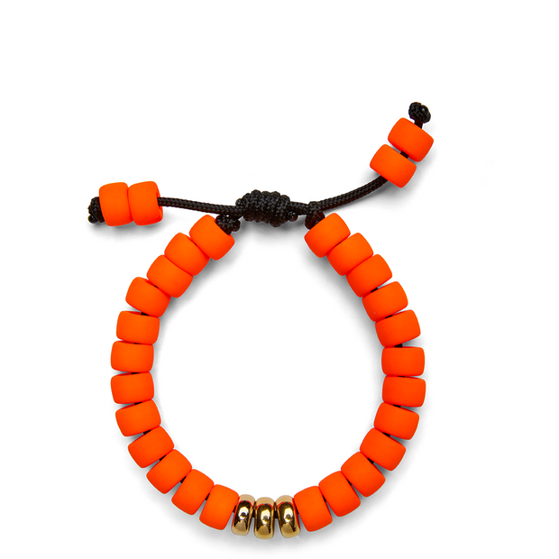 Orange Neon Trio Bracelet