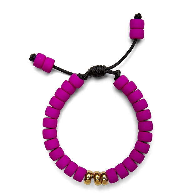 Purple Neon Trio Bracelet