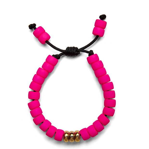 Pink Neon Trio Bracelet