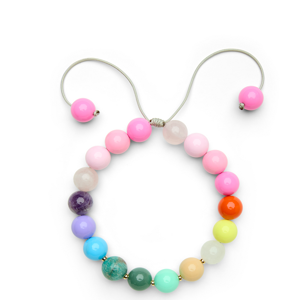 Pastel Rainbow Gumball Choker