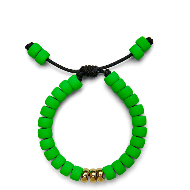 Green Neon Trio Bracelet