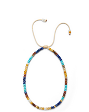 Down to Earth Candy Gemstone and 14k Yellow Gold Necklace