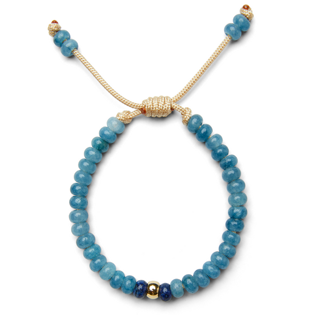 Daydream Candy Gemstone and 14k Yellow Gold Bracelet