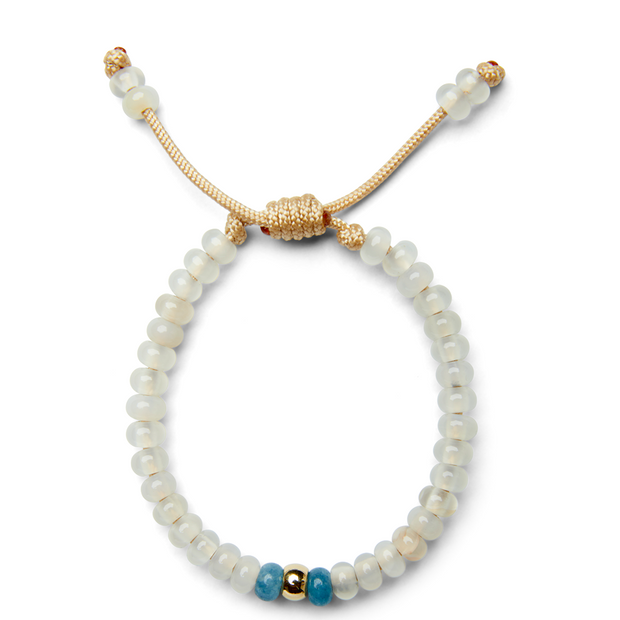 Surfside Candy Gemstone and 14k Yellow Gold Bracelet