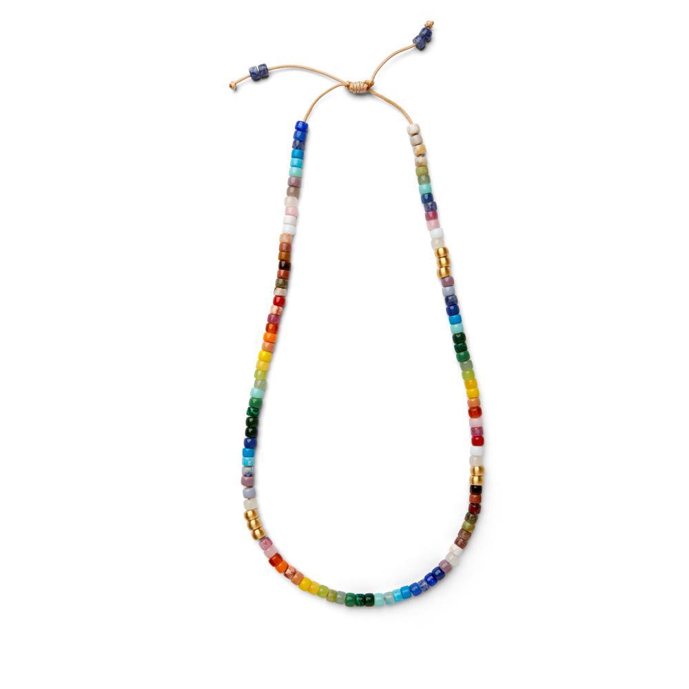 Candy Beaded Colorful Gemstones | Clare - Rainbow – SharpStyle Jewelry