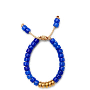 Lapis and 14k Yellow Gold Bracelet - Caroline Crow Designs