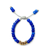 Lapis and 14k Yellow Gold Bracelet - Caroline Crow Designs