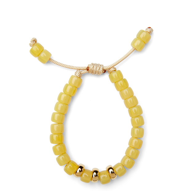 Yellow Opal and 14k Yellow Gold Bracelet