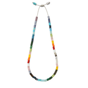 Light Rainbow Gemstone Necklace