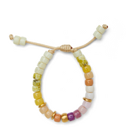 Bright Golden Ombre and 14k Yellow Gold Bracelet