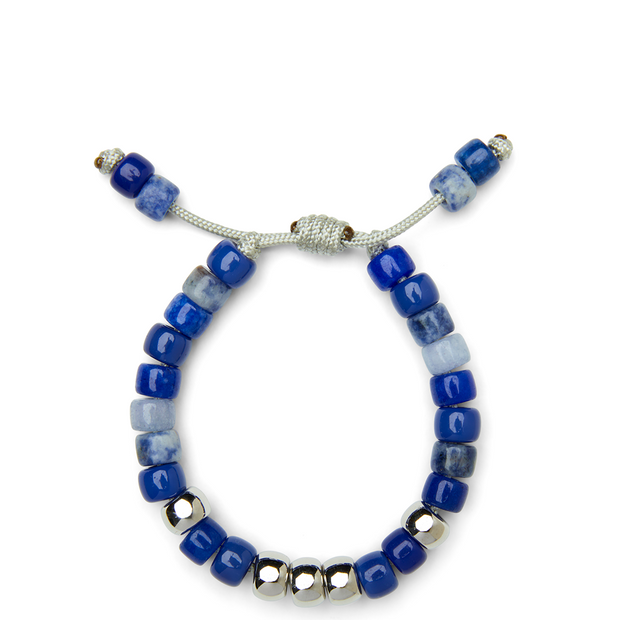Brightest Blues and Sterling Silver Bracelet